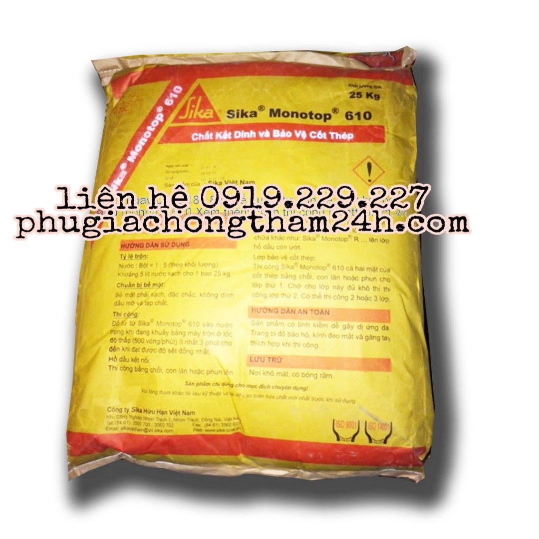 Sika MonoTop 615 HB - Vữa sửa chữa bê tông