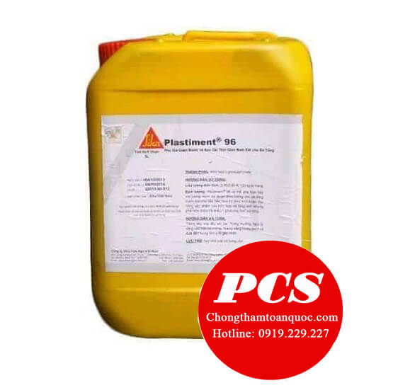 Sika Plasticment 96 - Phụ gia giảm nước và chậm đông kết bê tông Sika Plasticment 96 - Phụ gia giảm nước và chậm đông kết bê tông