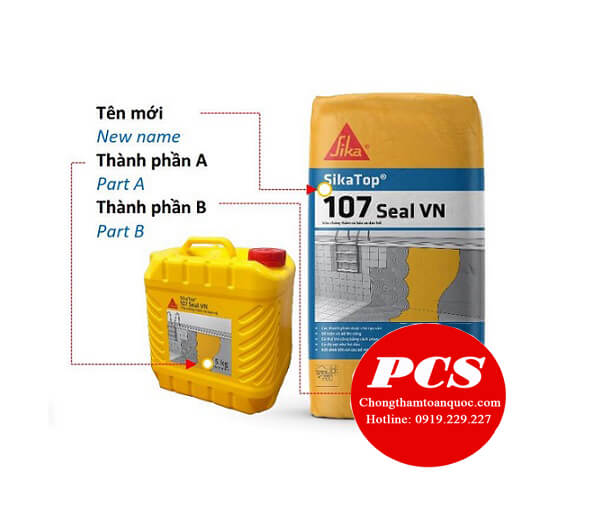Sikatop 107 seal vn chống thấm chính hãng giá rẻ