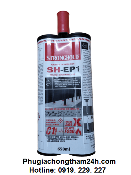 Stronghold SH EP1 - Hoá chất cấy thép nhập khẩu Anh Quốc