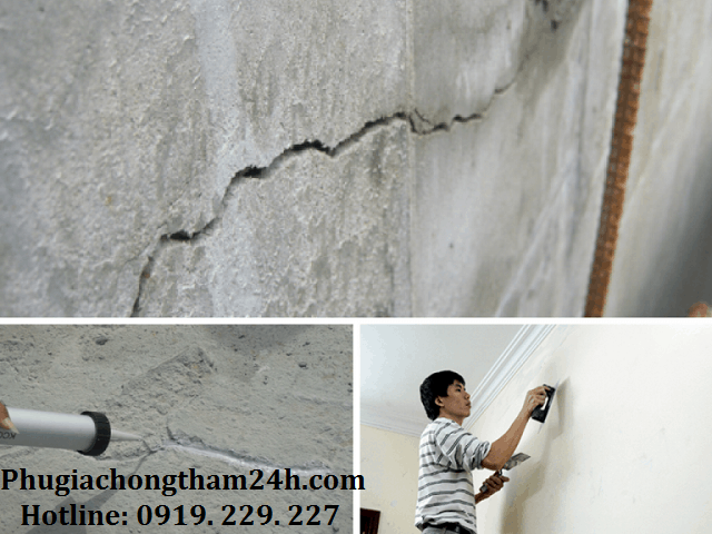 Sửa chữa các vết nứt bằng Aflex 2K