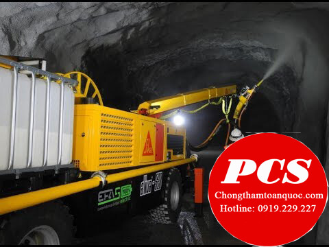 Sử dụng phụ gia cho bê tông phun