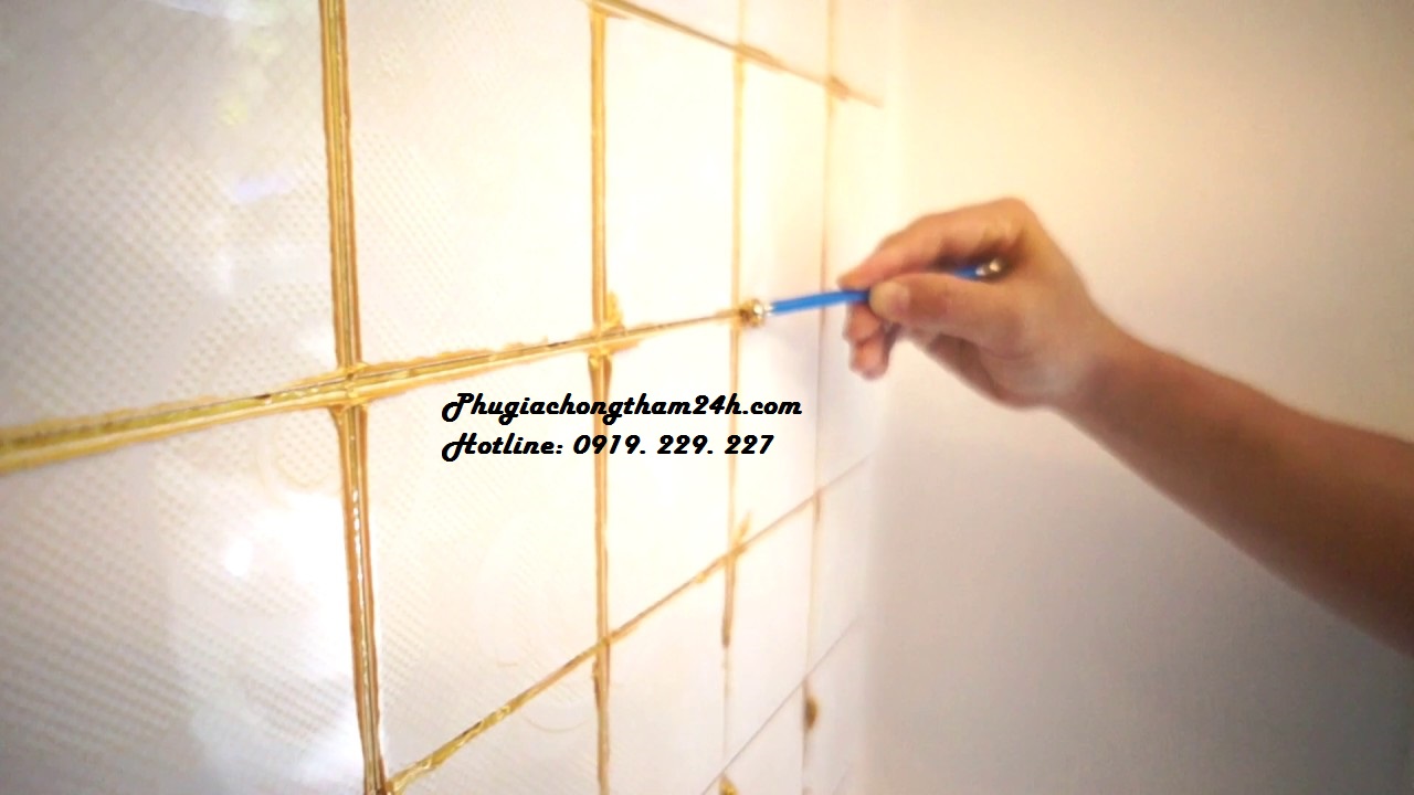 Thi công keo chà ron Super Gritone