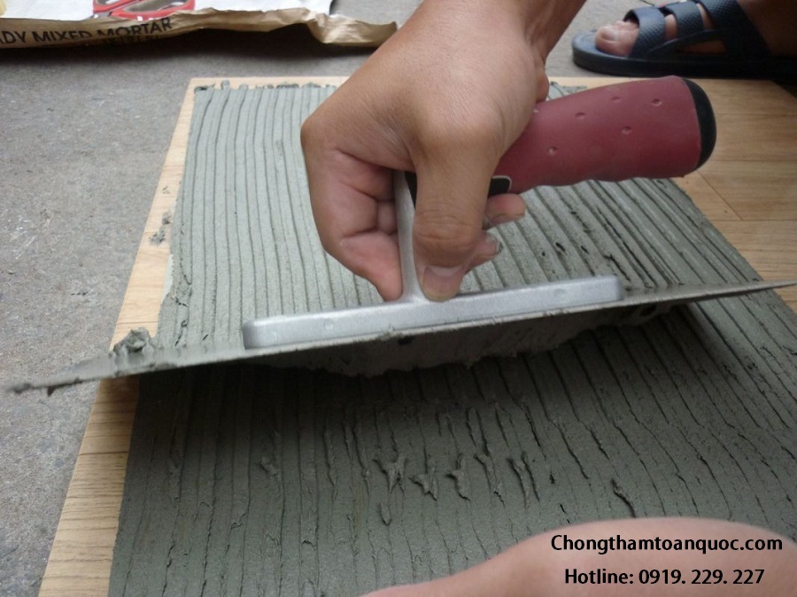 Thi công keo ốp lát gạch Viễn Đông