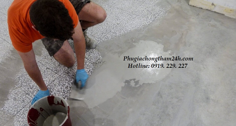 Thi công phụ gia Latex SBR Quicseal 607