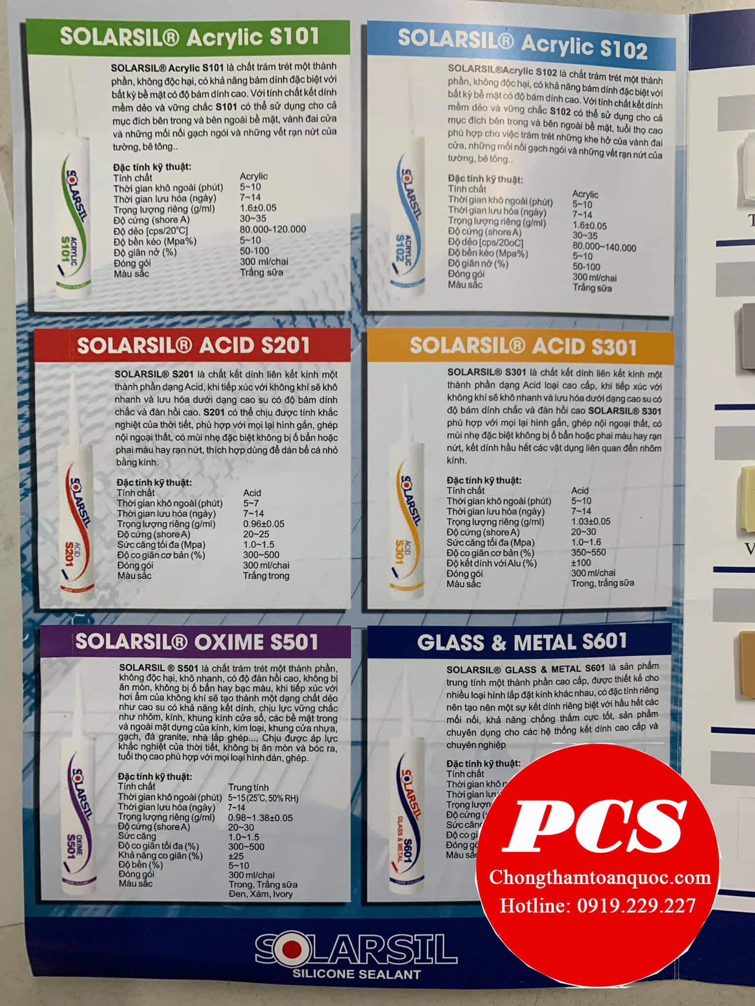 Thông tin chi tiết về các loại keo