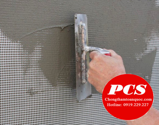 Thực hiện thi công lưới thủy tinh