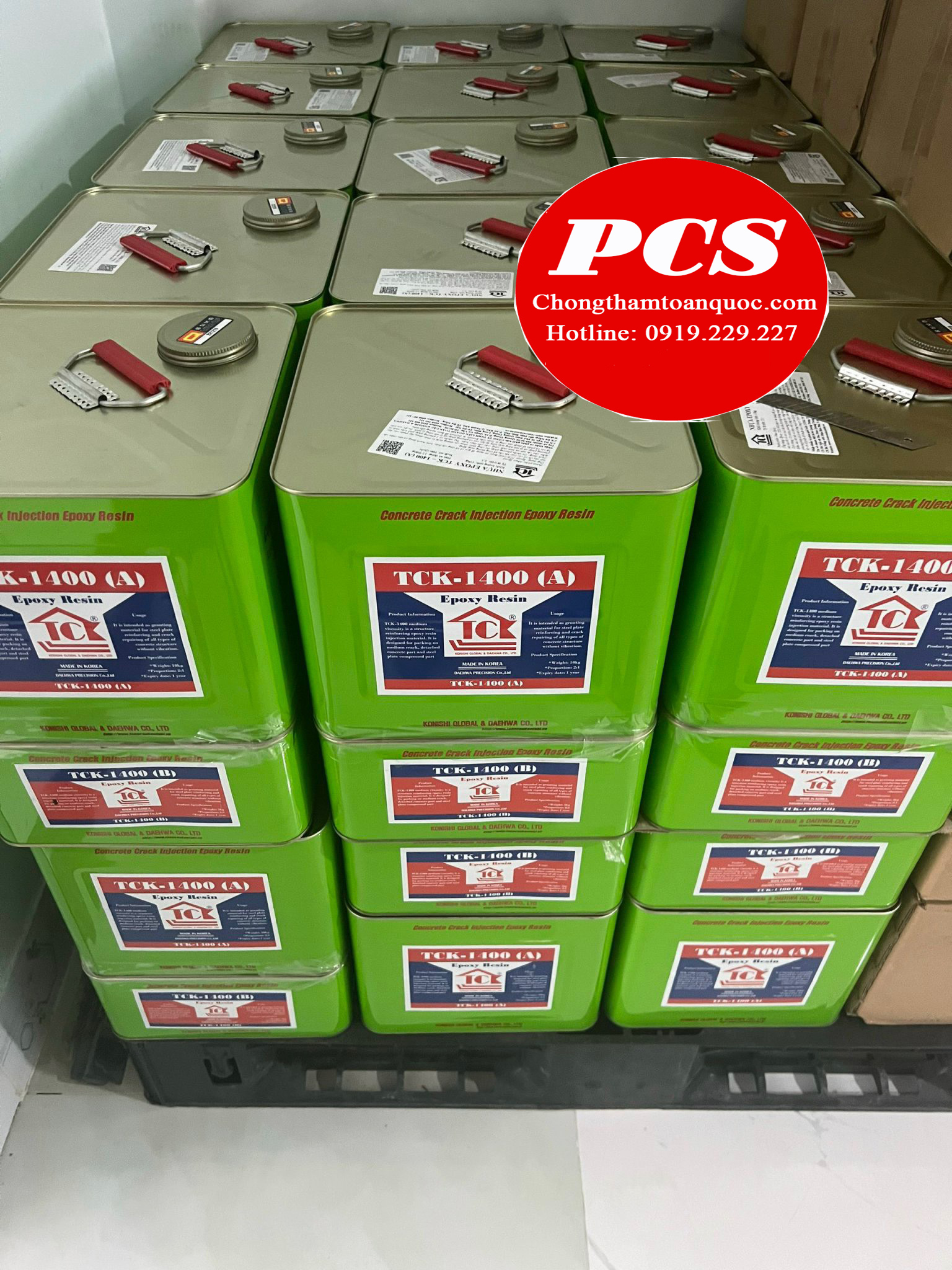 Tổng kho cung cấp keo Epoxy TCK 1400