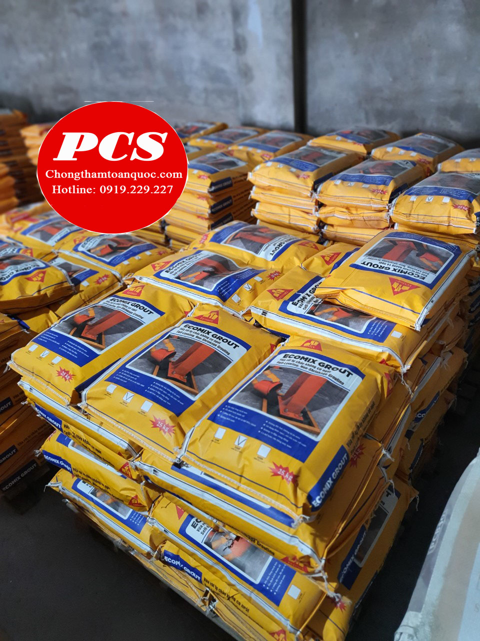 Tổng kho cung cấp vữa tự chảy Ecomix ở đâu