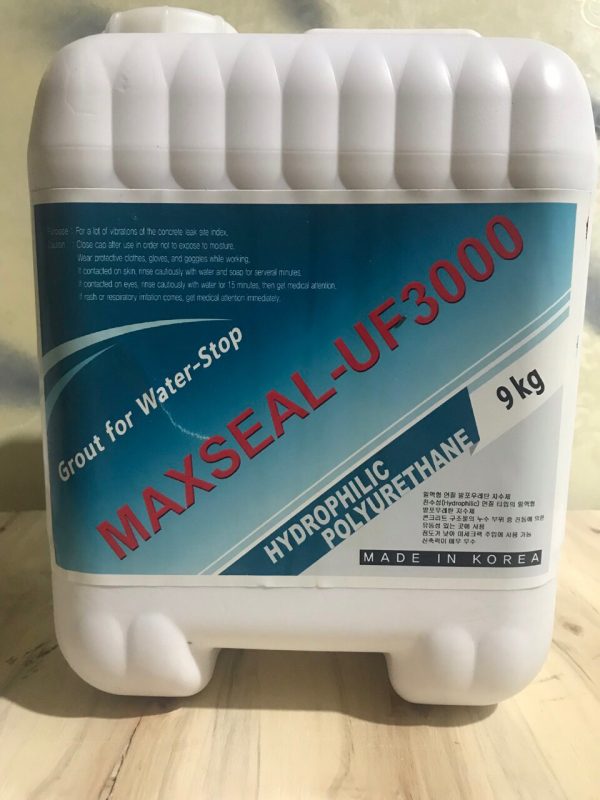 Keo pu trương nở Maxseal UF3000 thùng 9kg Keo pu trương nở Maxseal UF3000 thùng 9kg