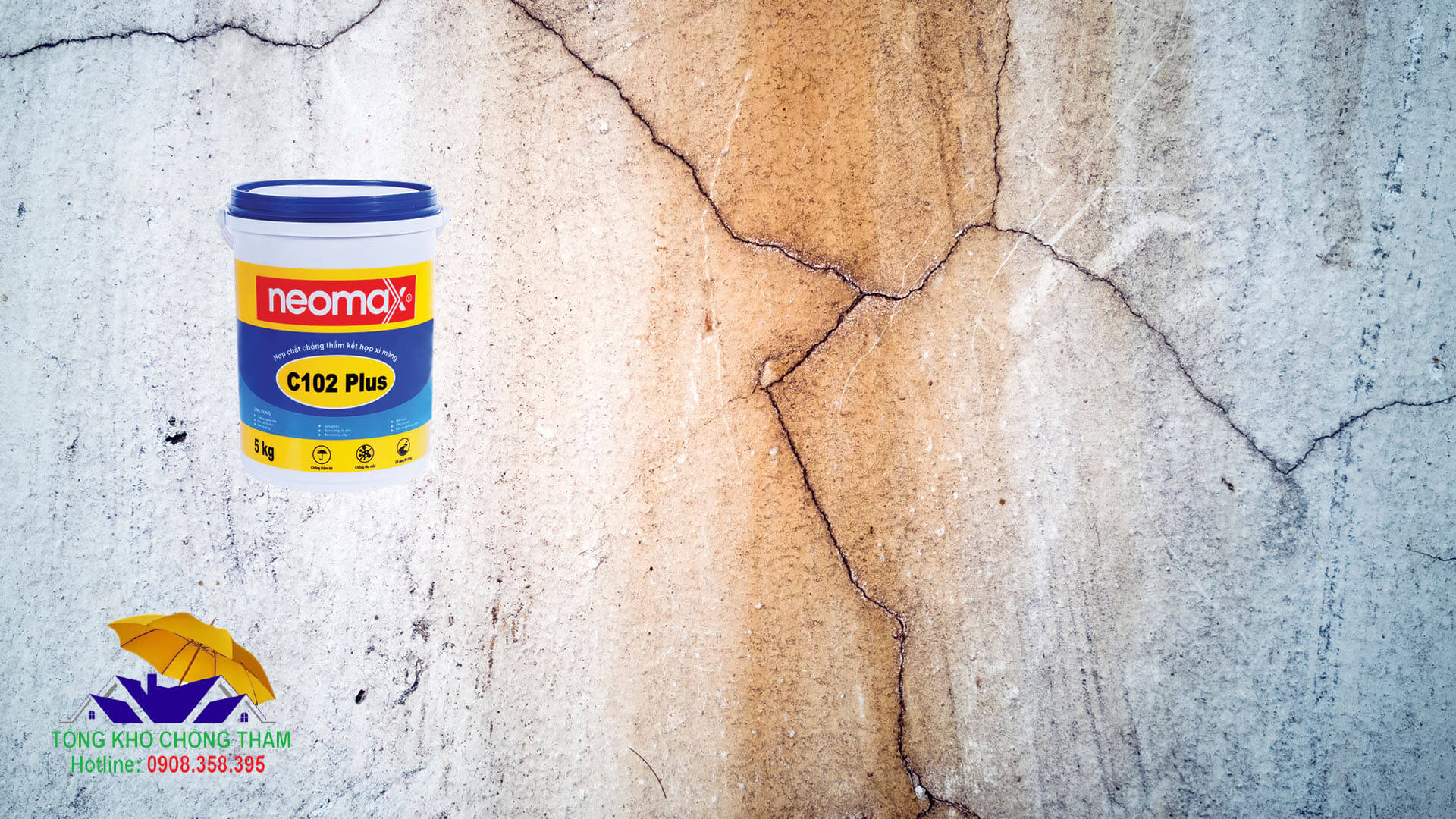 Ứng dụng của hợp chất chống thấm Neomax C102 Plus Ứng dụng của hợp chất chống thấm Neomax C102 Plus