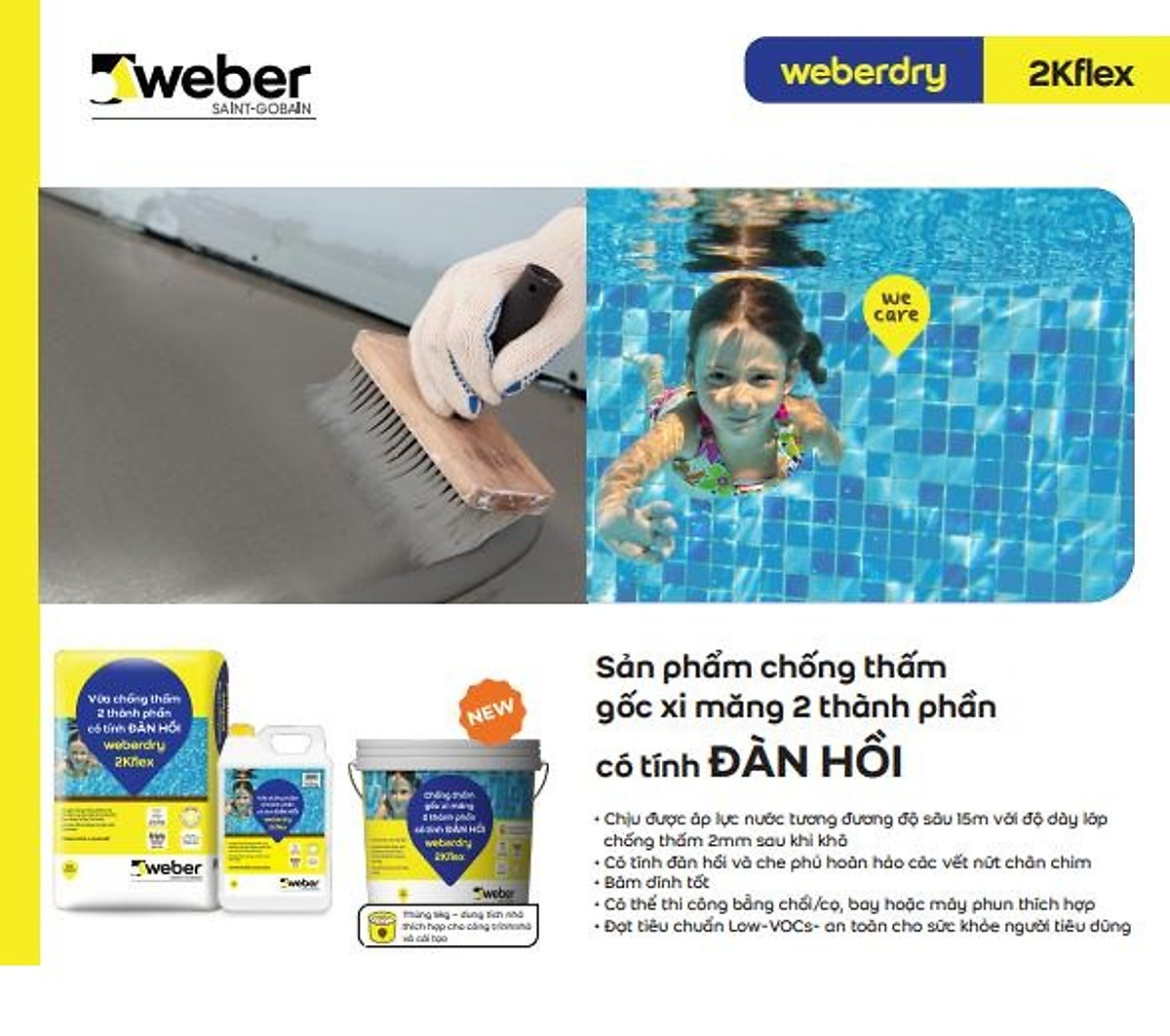 Ứng dụng của Weberdry 2Kflex