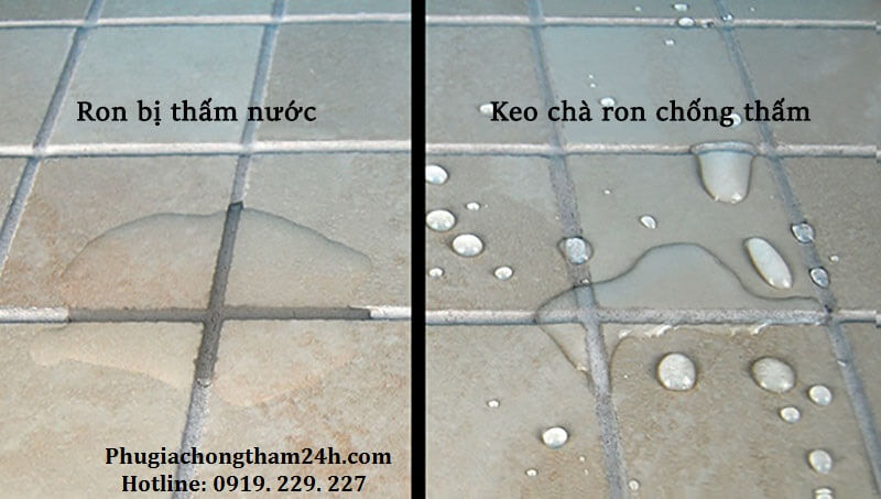 Ứng dụng keo chà ron Skymax Professional