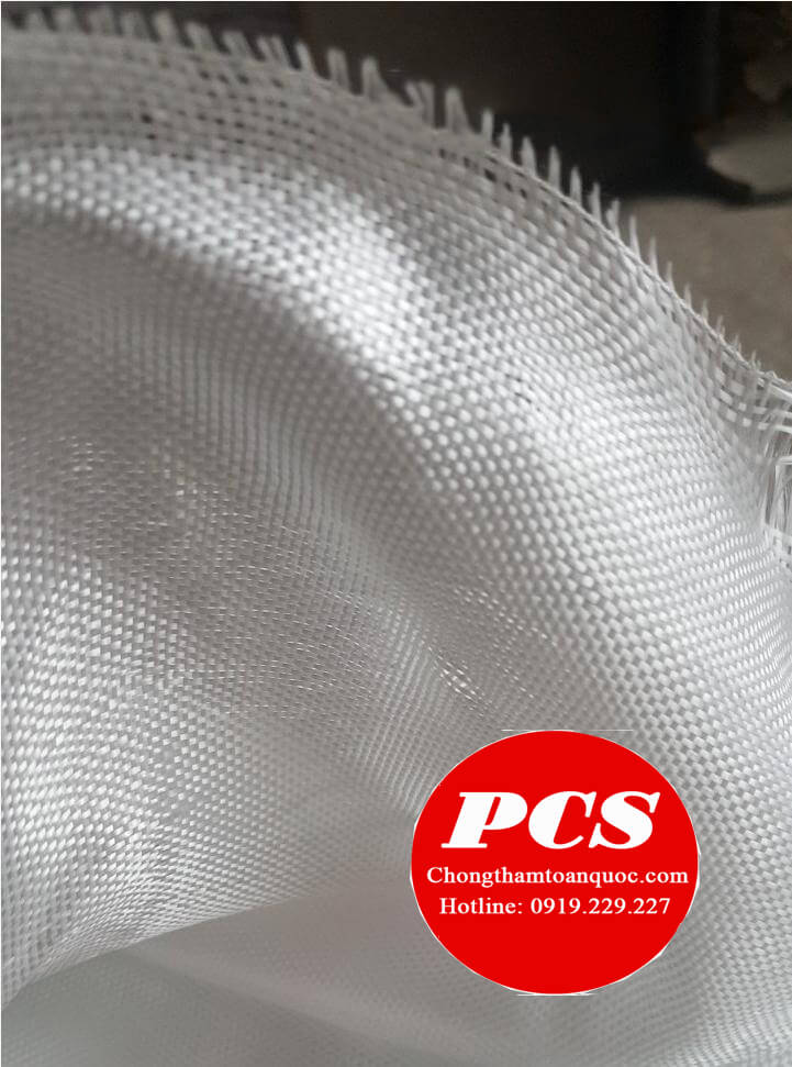 Vải thủy tinh 2×2 80g/m2 Made in China gia cường chống thấm