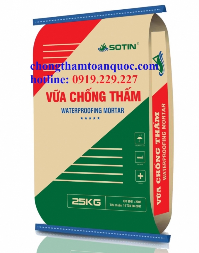 Vữa chống thấm Sotin