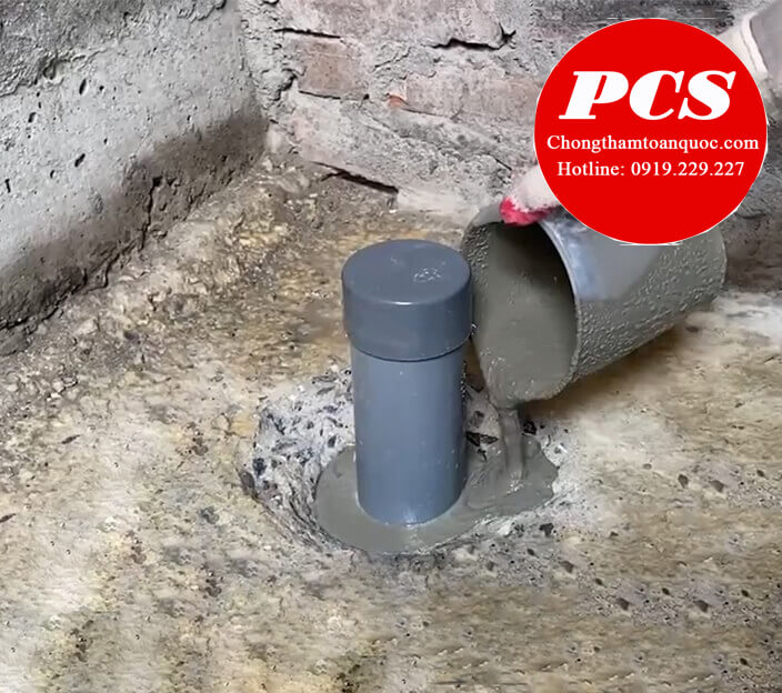 Vữa rót cổ ống