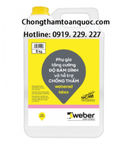 Weberad Latex - Phụ gia tăng cường độ bám dính và chống thấm