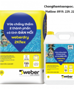 Weberdry 2Kflex - Chống thấm gốc xi măng 2 thành phần có tính đàn hồi