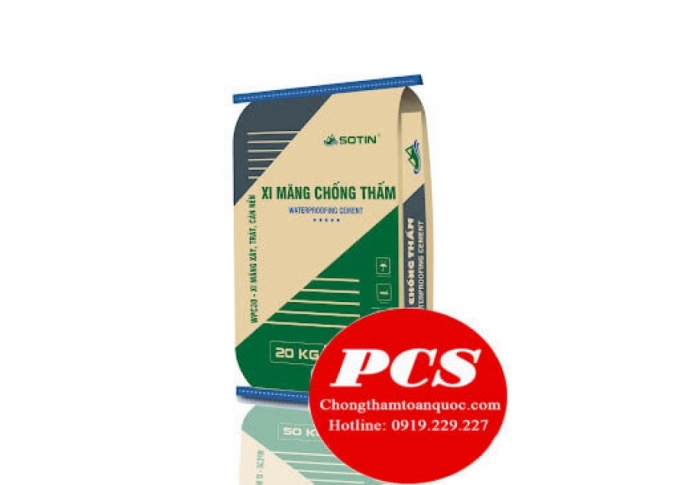Xi măng chống thấm Sotin chính hãng độ bền vĩnh cửu