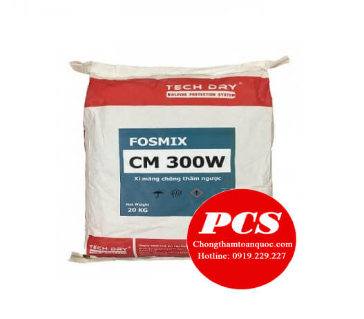 Xi măng chống thấm Fosmix CM 300W chất lượng Xi măng chống thấm Fosmix CM 300W chất lượng