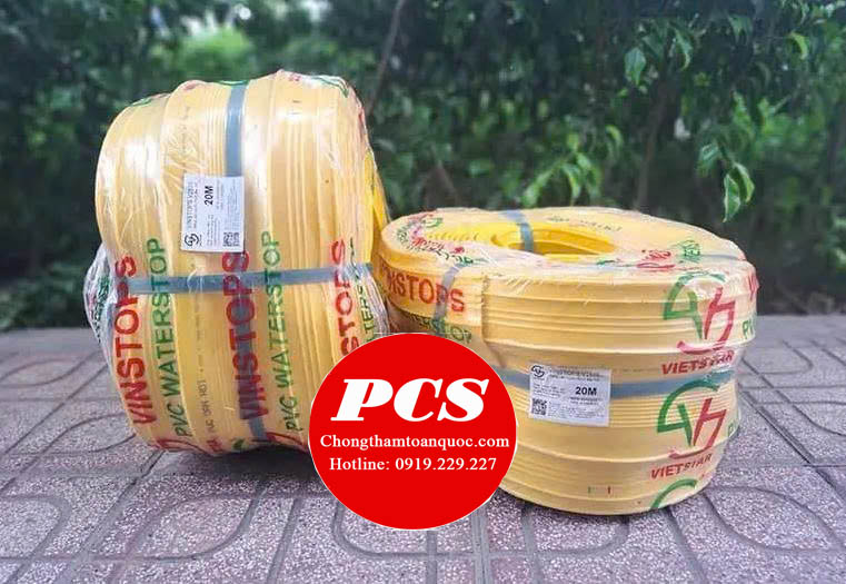 Băng cản nước PVC đàn hồi Vinstops V250E chống thấm mạch ngừng
