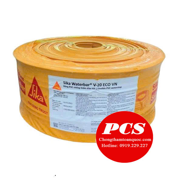 Sika Waterbar V20 ECO VN Băng cản nước PVC đàn hồi chịu nhiệt