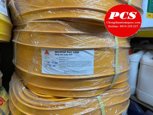 Băng cản nước PVC Micstop V200 chống thấm mạch ngừng 