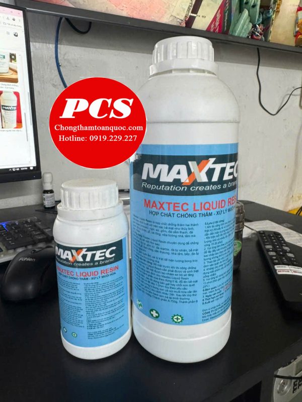 Maxtec Liquid Resin Chất chống thấm 2 thành phần và xử lý muối hoá