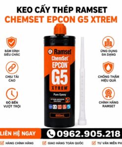 Ramset Epcon G5 Xtrem 600 ml – Keo khoan cấy thép Pure Epoxy